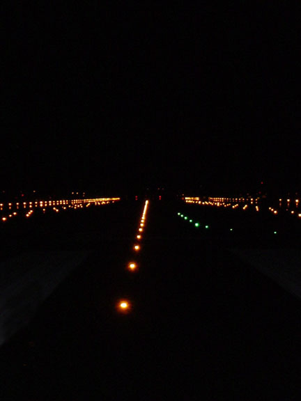 Those crucial runway lights. 