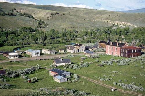 Bannack, Montana, now a ghost town in Bannack State Park. 